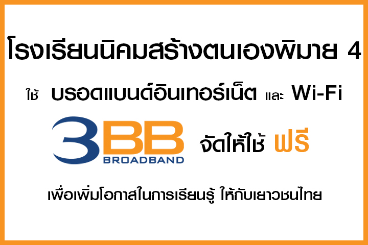 <p>3BB จังหวัดนครราชสีมา ส่งมอบอินเทอร์เน็ตในโครงการ "บรอดแบนด์อินเทอร์เน็ต เพื่อการศึกษาฟรี"</p>